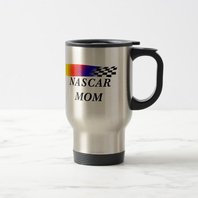 Nascar Mama-trinkende Tassen-kundenspezifische Reisebecher (Rechts)