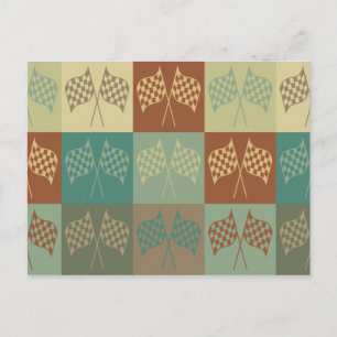 NASCAR Pop Art Postkarte