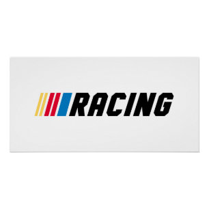 NASCAR-Rennkunst Poster