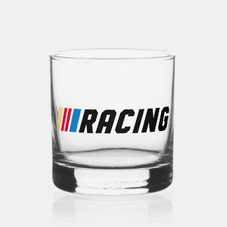 NASCAR-Rennlogo-Kunst Whiskyglas