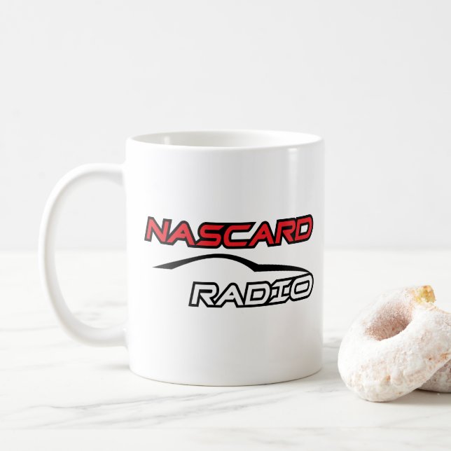 NASCARD RADIO KAFFEE TASSE (Mit Donut)