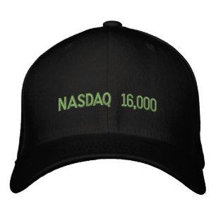NASDAQ 16000 Stock Market Celebration Bestickte Baseballkappe