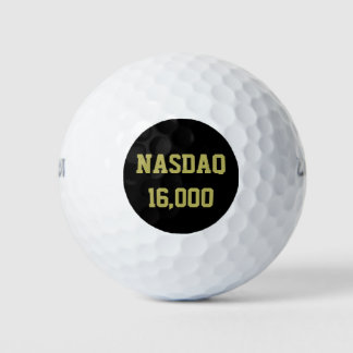 NASDAQ 16000 Stock Market Celebration Golfball