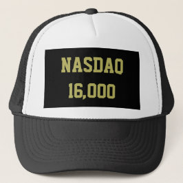 NASDAQ 16000 Stock Market Celebration Truckerkappe
