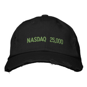 NASDAQ 25000 Börsenfeier Bestickte Baseballkappe