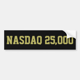 NASDAQ 25000 Stock Market Celebration Autoaufkleber