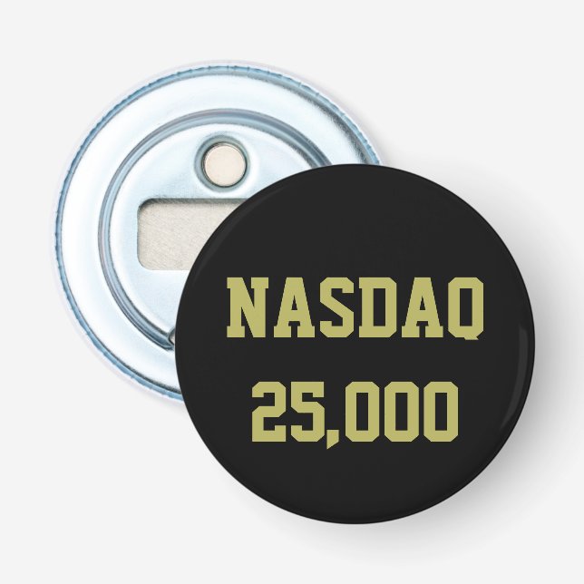 NASDAQ 25000 Stock Market Celebration Flaschenöffner (Vorderseite)