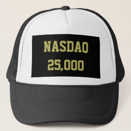 NASDAQ 25000 Stock Market Celebration Truckerkappe