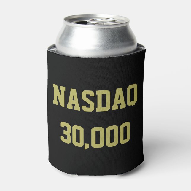 NASDAQ 30000 Börsenfeier Dosenkühler (Kanne Vorderseite)
