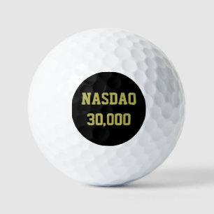 NASDAQ 30000 Börsenfeier Golfball