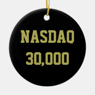 NASDAQ 30000 Börsenfeier Keramik Ornament