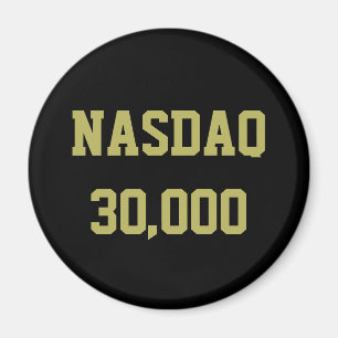 NASDAQ 30000 Börsenfeier Magnet