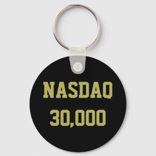 NASDAQ 30000 Börsenfeier Schlüsselanhänger