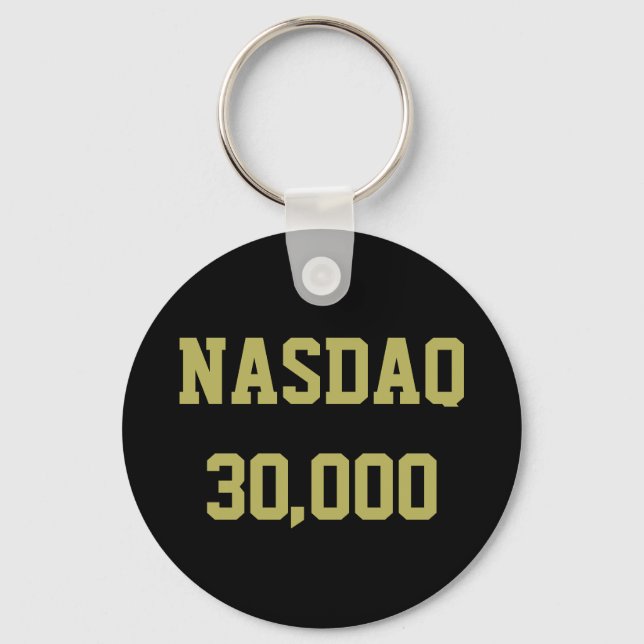 NASDAQ 30000 Stock Market Celebration Schlüsselanhänger (Vorderseite)