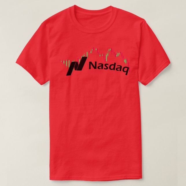 Nasdaq Börsennotierungstabelle T-Shirt (Design vorne)