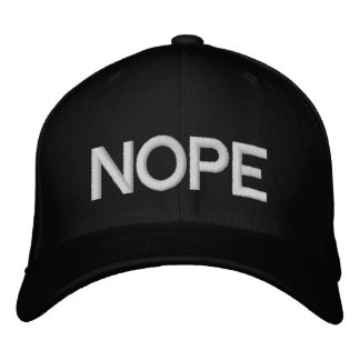 Nase Bestickte Baseballkappe
