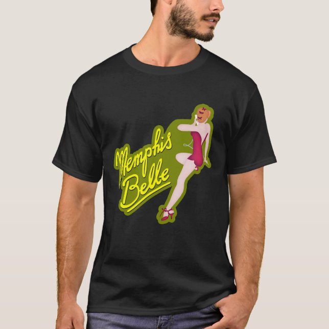 Nasen-Kunst Mississippi-Schönheits-WWII T-Shirt (Vorderseite)