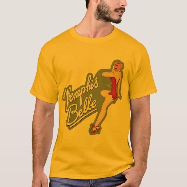 Nasen-Kunst Mississippi-Schönheits-WWII T-Shirt (Vorderseite)