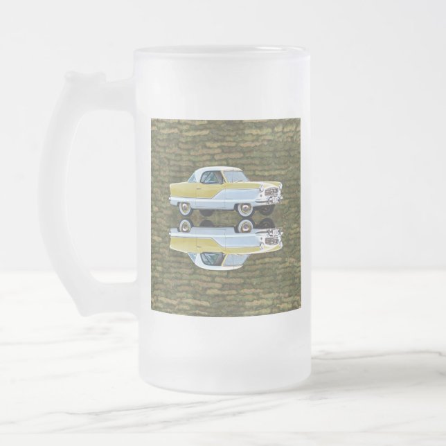 Nash Metropolitan Mattglas Bierglas (Links)