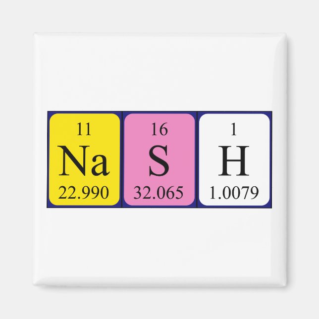 Nash Periodenmagnetmagnet Magnet (Vorne)