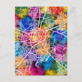 Nashik Maharashtra City Map Postkarte