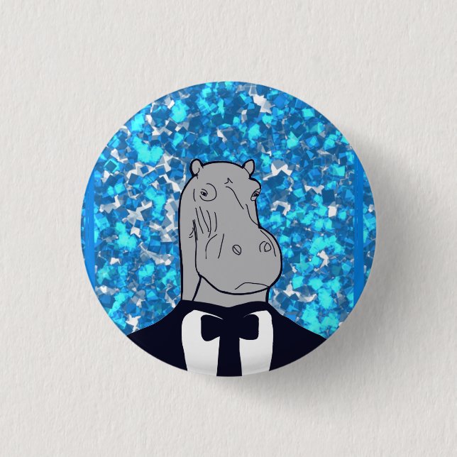 Nashorn Button (Vorderseite)