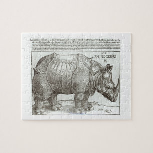 Nashorn, Druck gegeben Maximilian I (1459-1519