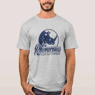 Nashorn-gerade fette Einhörner T-Shirt