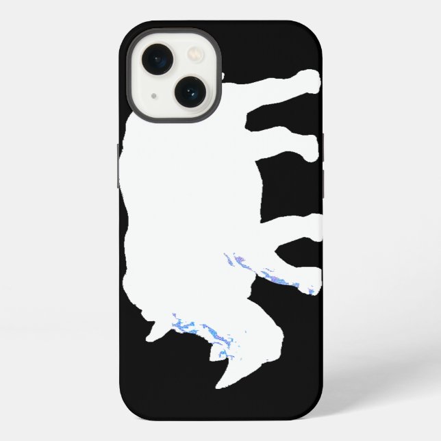 Nashorn iPhone Hülle (Rückseite)