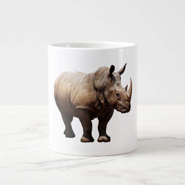 Nashorn Jumbo-Tasse (Vorderseite)