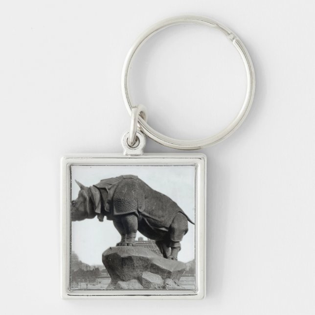 Nashorn Schlüsselanhänger (Vorne)