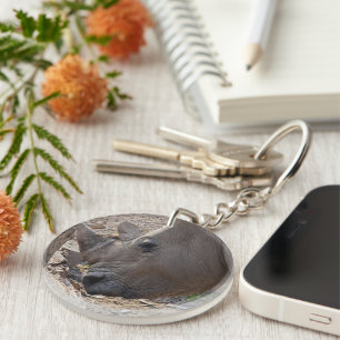 Nashorn Schlüsselanhänger