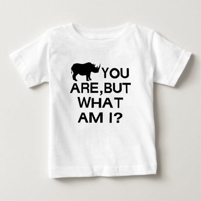 Nashorn sind Sie Baby T-shirt (Vorderseite)