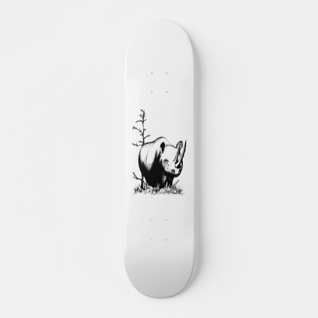 Nashorn Skateboard (Vorne)