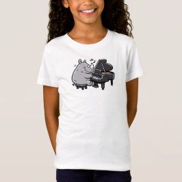 Nashorn spielt Klavier T-Shirt