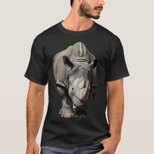 Nashorn-Wildtier T-Shirt