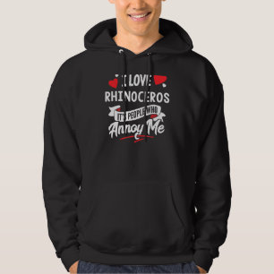 Nashorndesign - Ich liebe Nashorn Hoodie