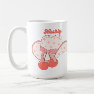 Nashty Cowboy Hut Design Süße Girly Western Humo Kaffeetasse