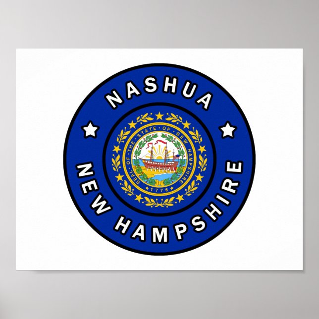 Nashua New Hampshire Poster (Vorne)