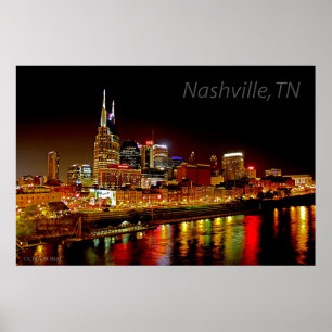 Nashville, affiche d'horizon de TN