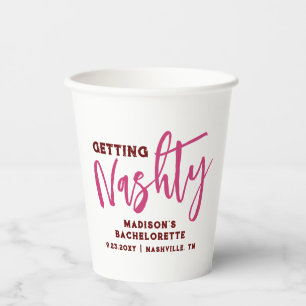 Nashville Bachelorette Get Nashty Personalisiert Pappbecher