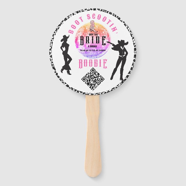 Nashville Bachelorette Kaufen Sie den QR-Code der  Fächer (Rückseite)