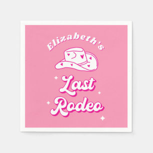 Nashville Bachelorette Last Rodeo Serviette