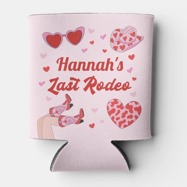 Nashville Bachelorette letzte Rodeo Can Cooler Dosenkühler (Vorderseite)