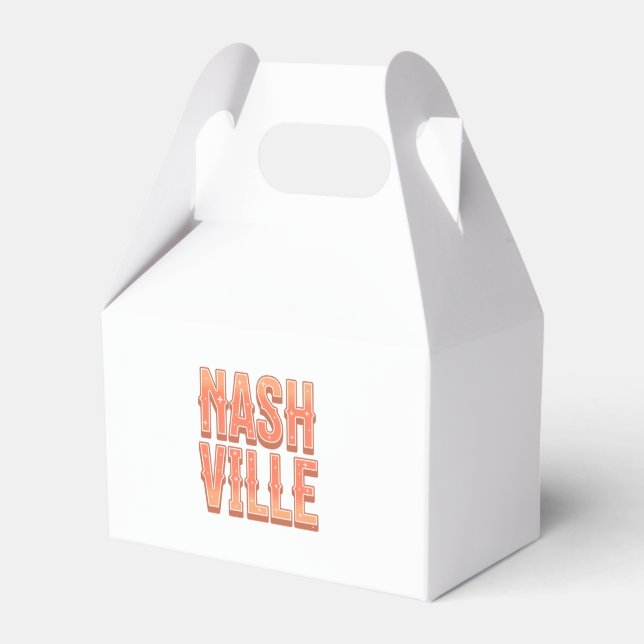 nashville bachelorette party orange country geschenkschachtel (Vorderseite)