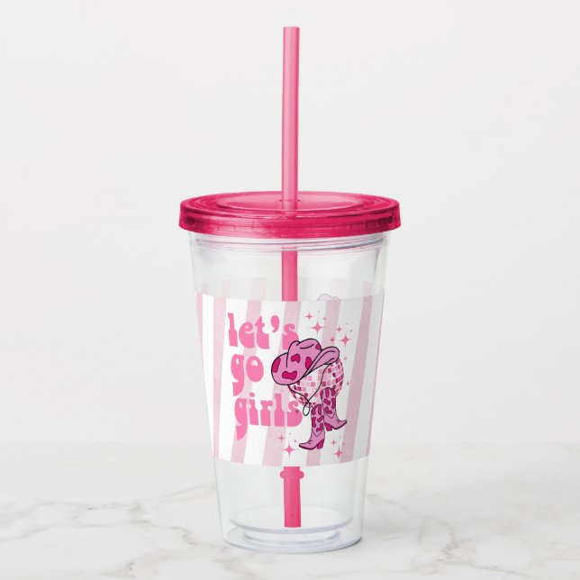 Nashville Bachelorette Rodeo Weekend Acryltrinkbecher (Vorderseite)