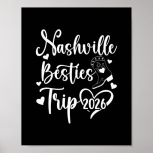 Nashville-Bestenfreundinnen-Trip 2026 Beste-Freund Poster