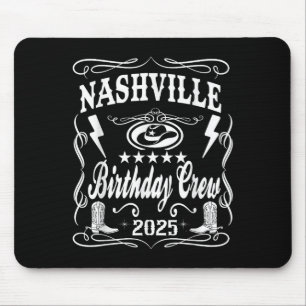 Nashville Birthday Bash 2025 Whiskey Theme Mousepad