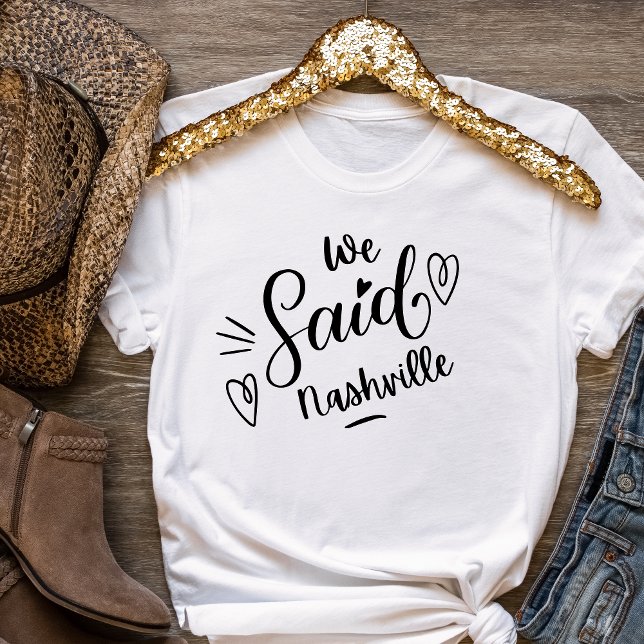 Nashville Brautparty Bridesmaid Shirt (Von Creator hochgeladen)