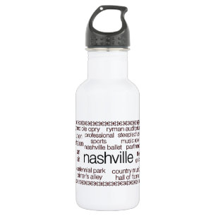 Nashville Brown Edelstahlflasche